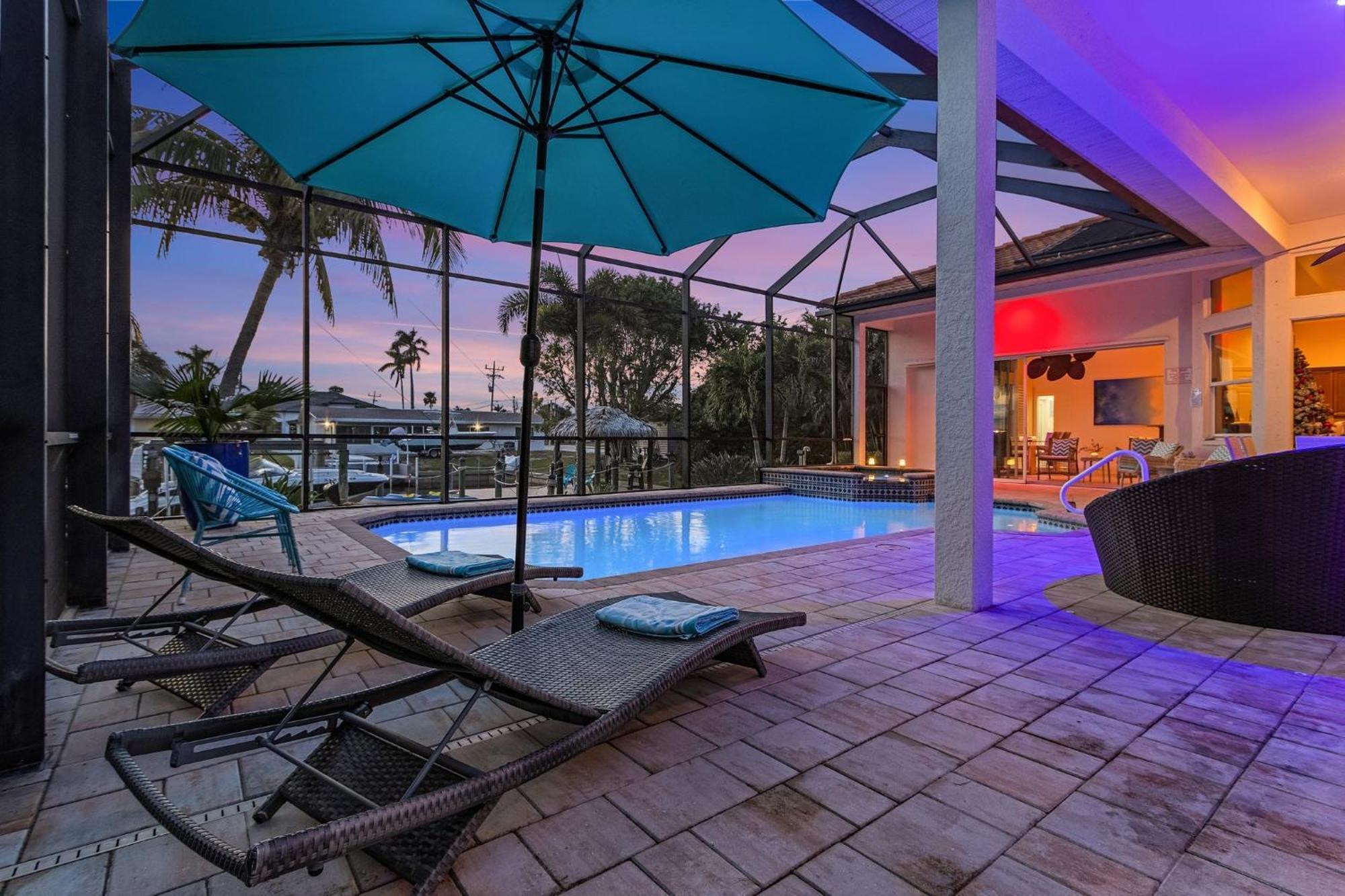Villa Azurro, Cape Coral Extérieur photo