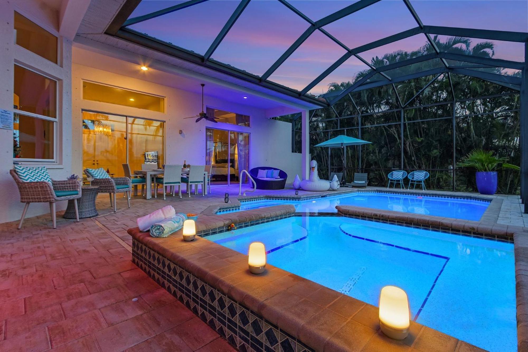 Villa Azurro, Cape Coral Extérieur photo