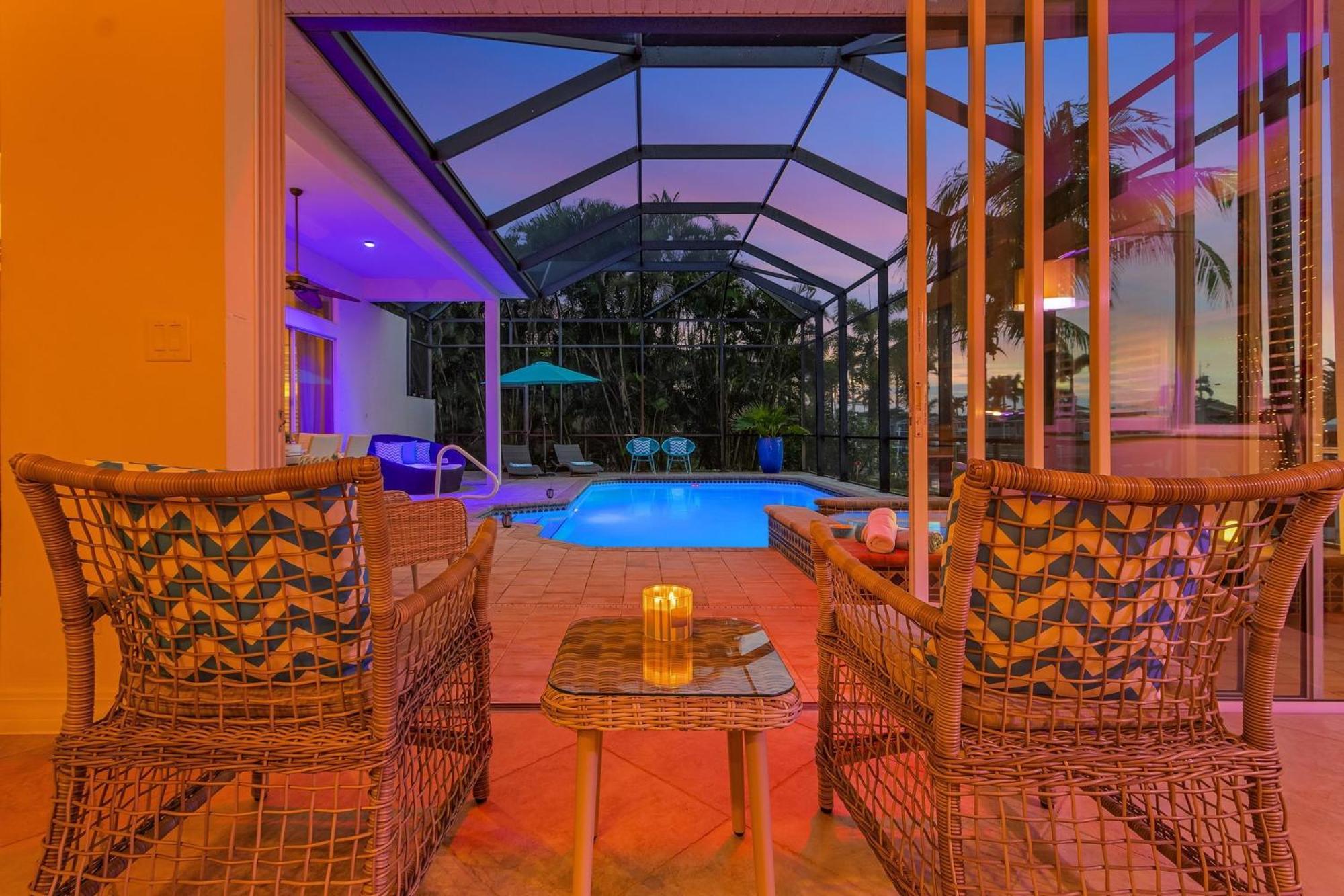 Villa Azurro, Cape Coral Extérieur photo